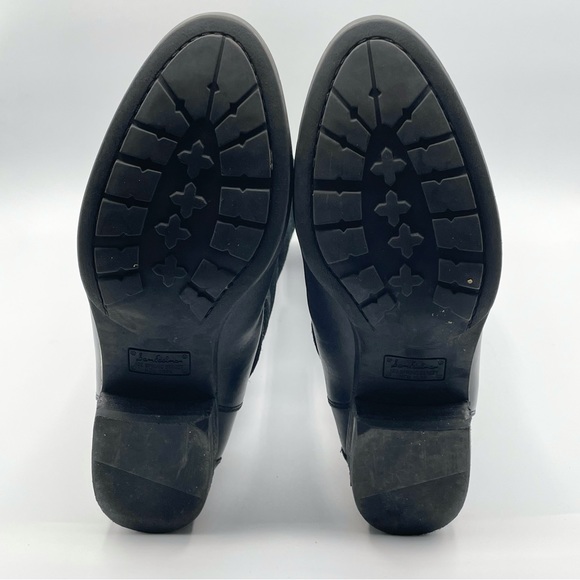 Sam Edelman Pembrooke Black Suede Leather Riding Boots Tall Knee High - Picture 13 of 15